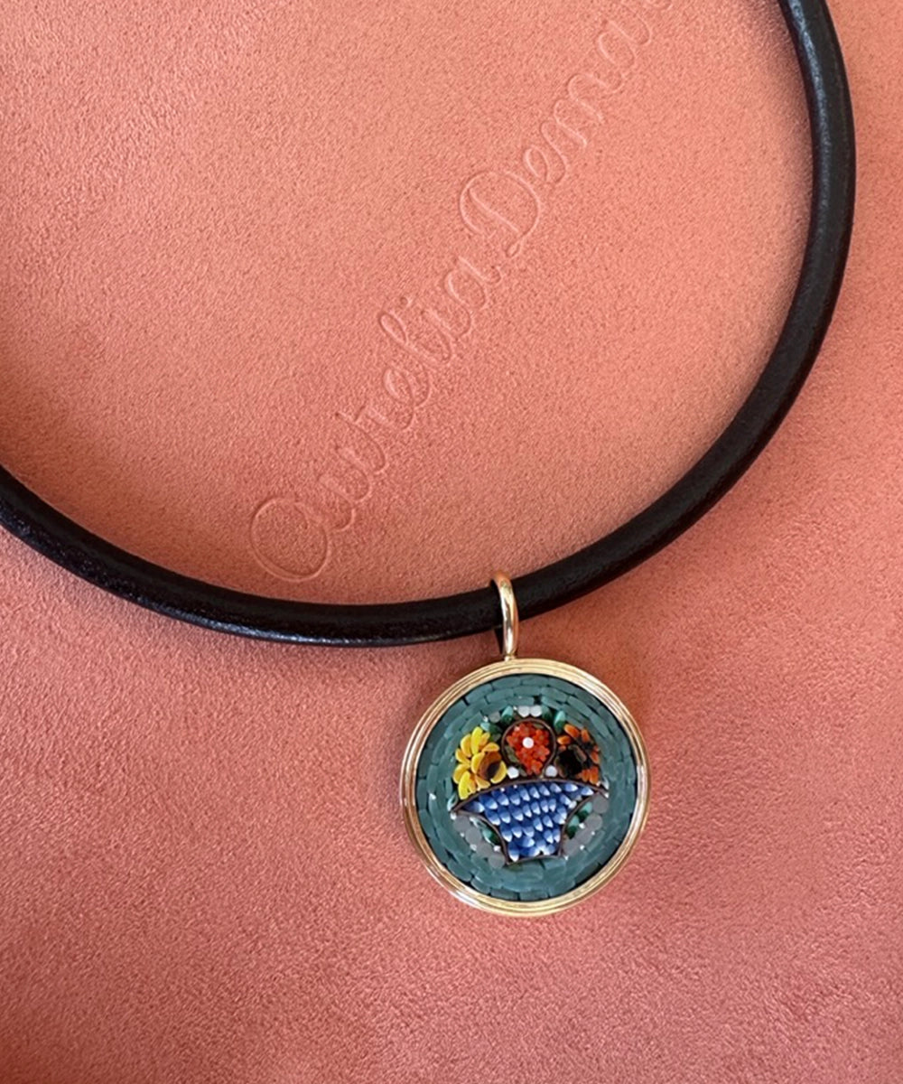 Mosaic Pendant Necklace