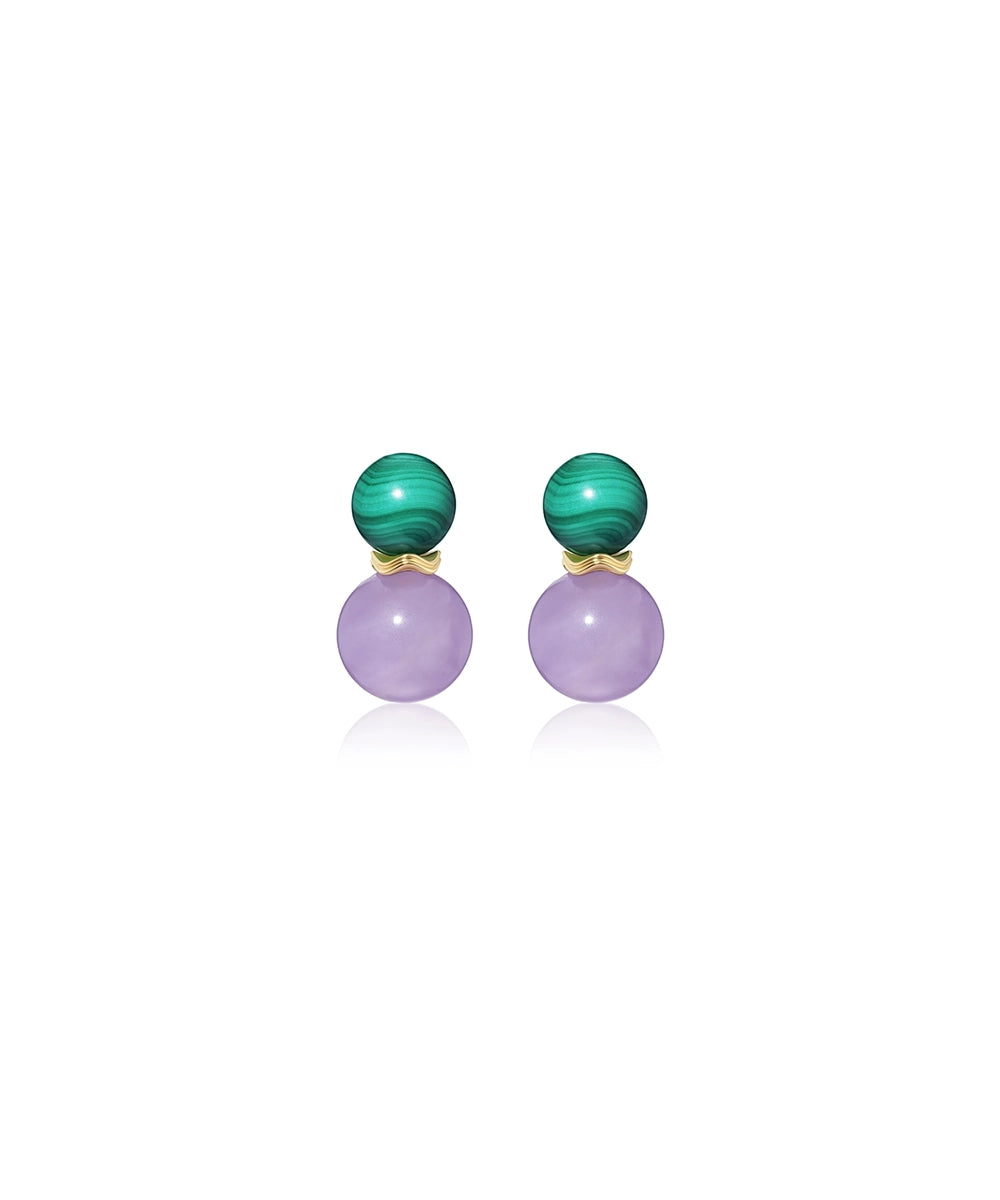 Ric Rac Bead Earrings