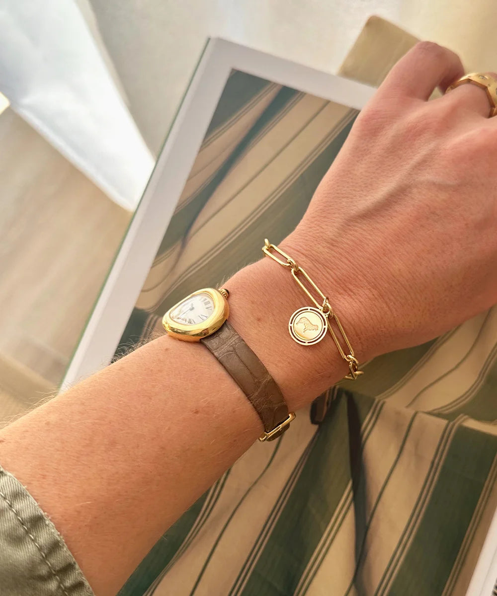 Annabelle Pendant on the Aurelia Bracelet