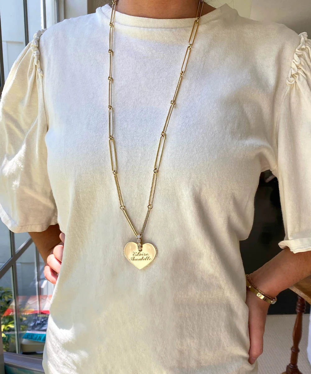 Heart Pendant with Moonstone