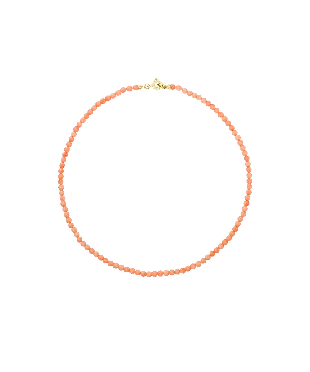 Orange Coral Necklace