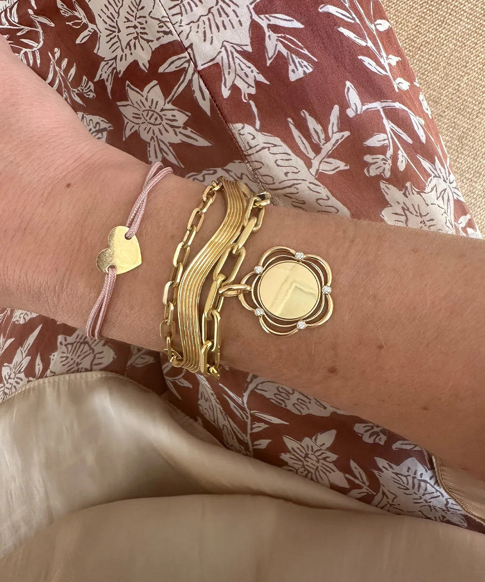 Eyelet Pendant on our Eloise Bracelet