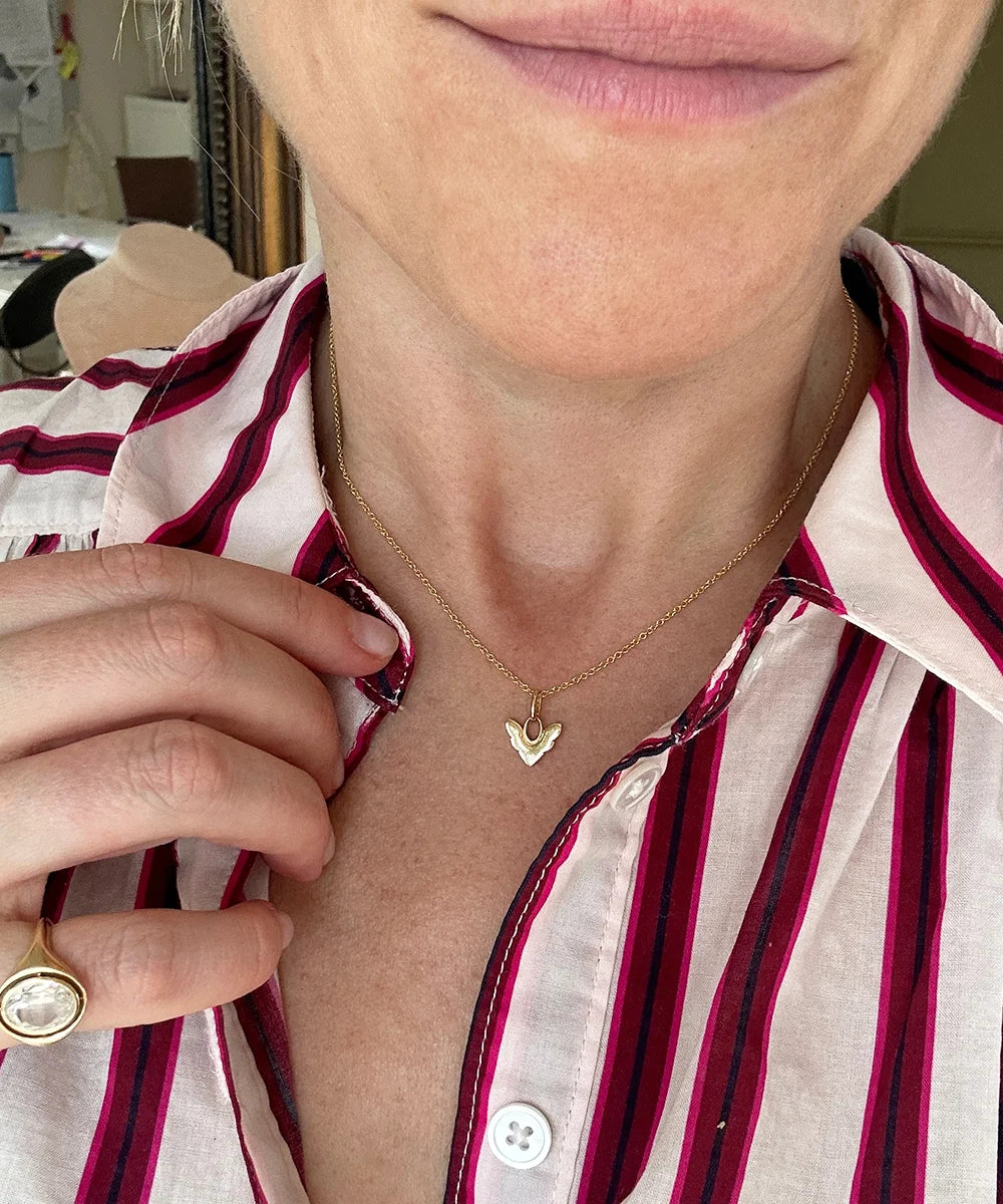 Angel Pendant on 16-18" Delicate Chain