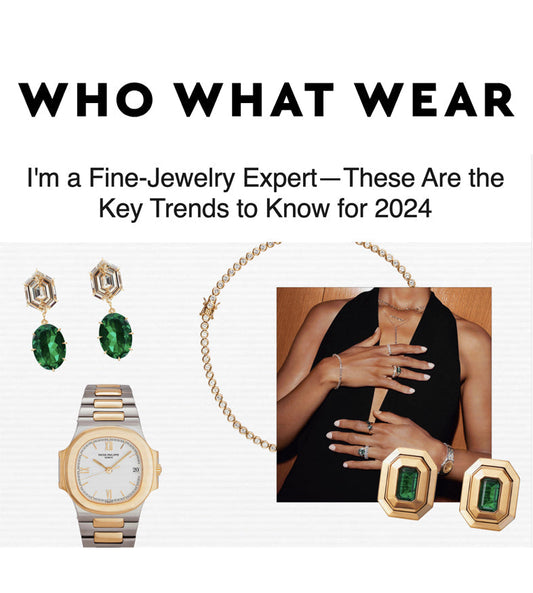 Aurelia Demark Fleur Toi Et Moi Ring featured in Who What Wear's 2024 fine-jewelry trends, March 2024