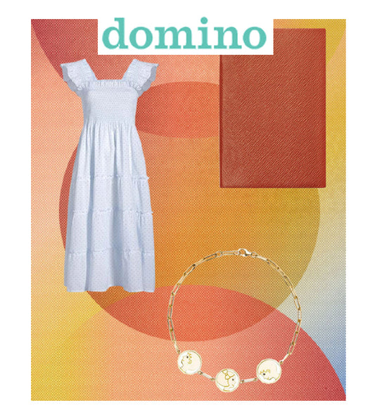 Domino holiday gift guide featuring Sylvana Ward Durrett's Aurelia Demark Three Silhouettes Bracelet, November 2018