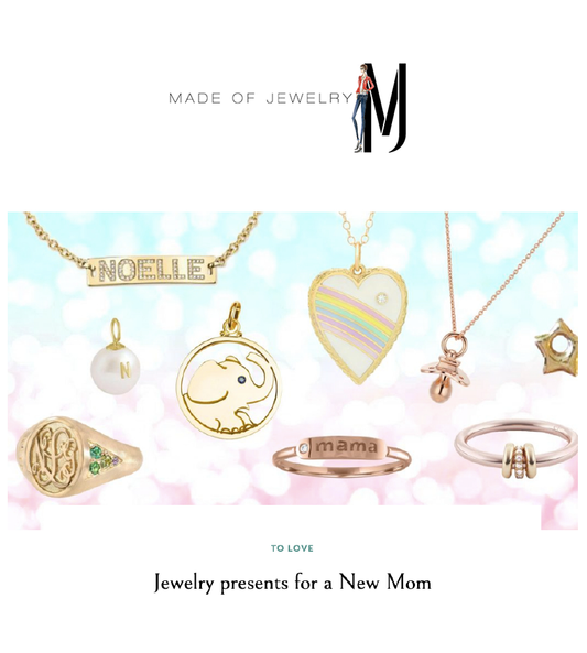 Made of Jewelry "Jewelry Presents for a New Mom" feature on jeweler Aurelia Demark, [September 2019]