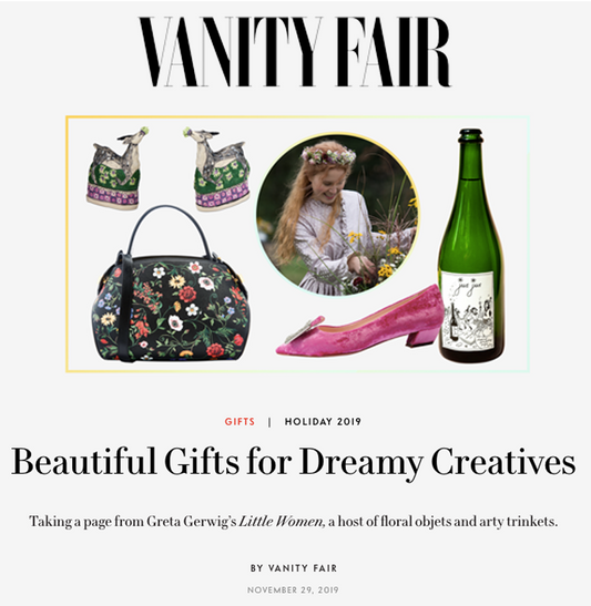 Vanity Fair holiday gift guide featuring Aurelia Demark Zodiac pendants, November 2019