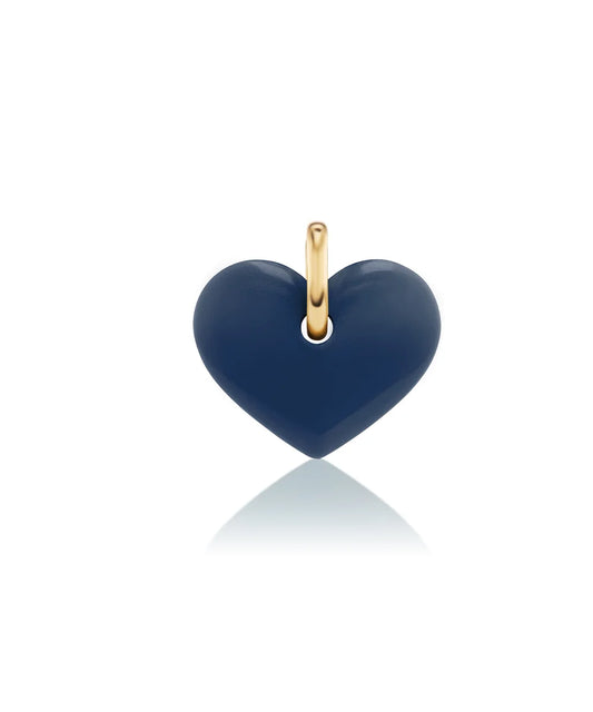 Navy Heart Pendant