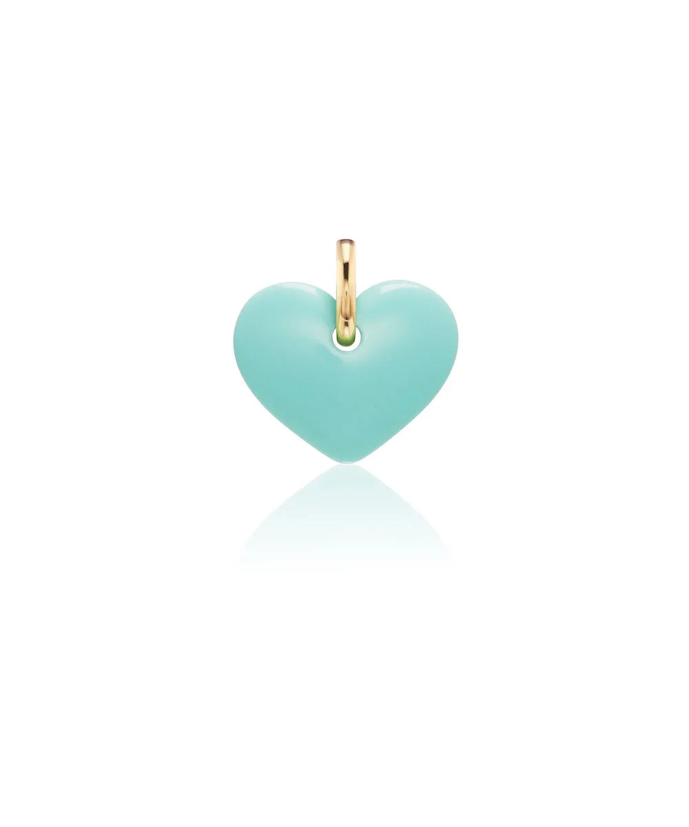 Robin's Egg Heart Pendant