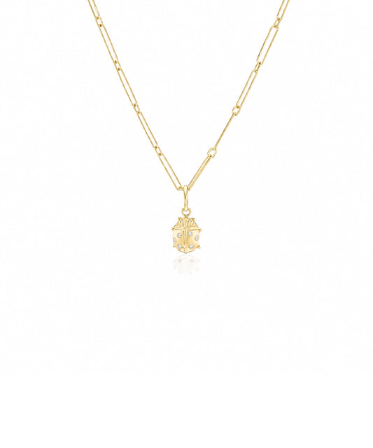 Ladybug Pendant, Diamond
