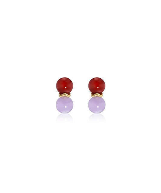 Ric Rac Bead Earrings