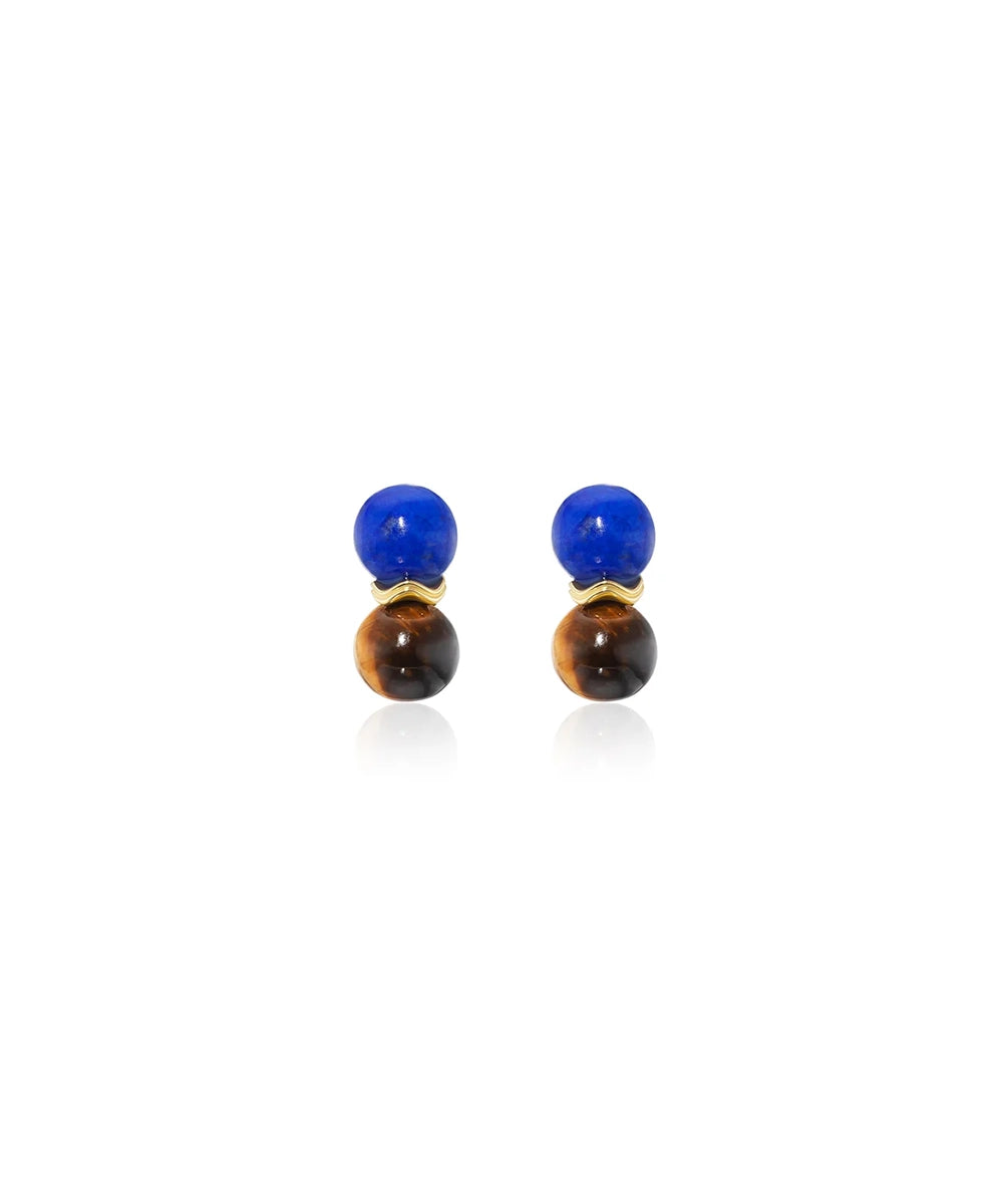 Ric Rac Bead Earrings