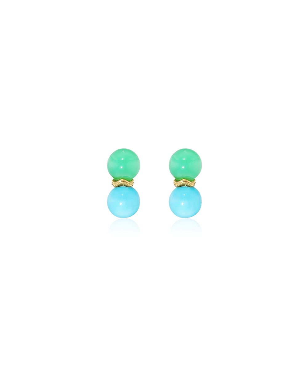 Ric Rac Bead Earrings