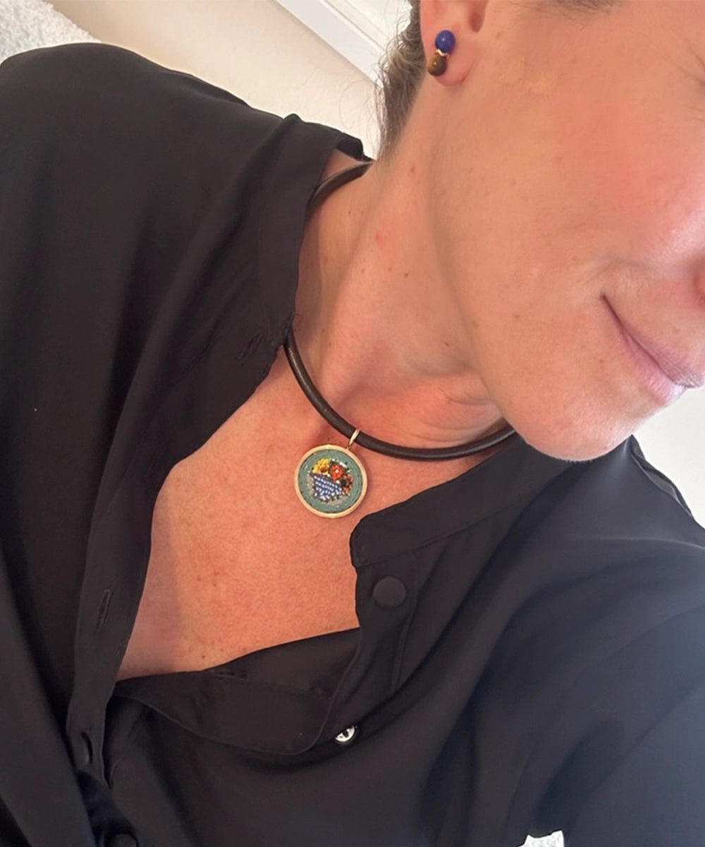 Mosaic Pendant Necklace