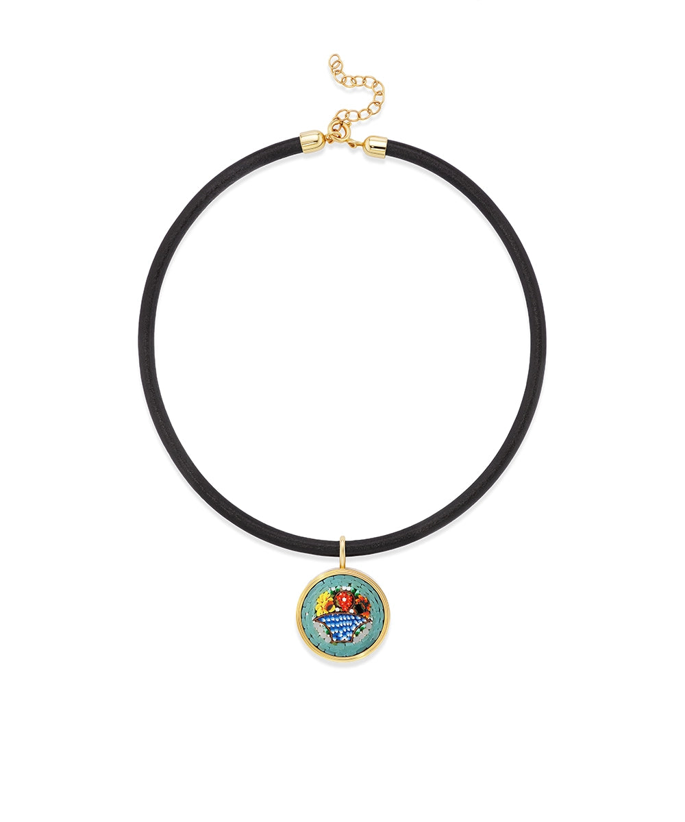 Mosaic Pendant Necklace