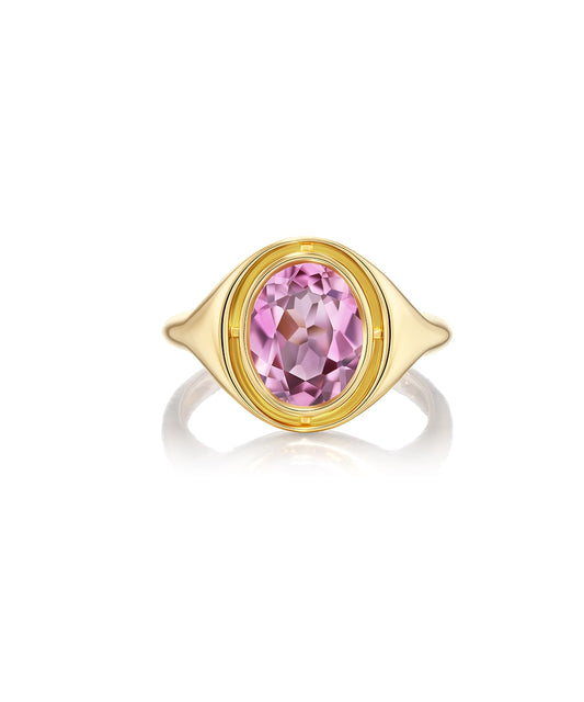 Eclipse Ring, Pink Sapphire