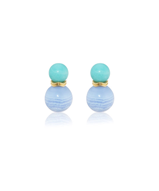 Ric Rac Bead Earrings