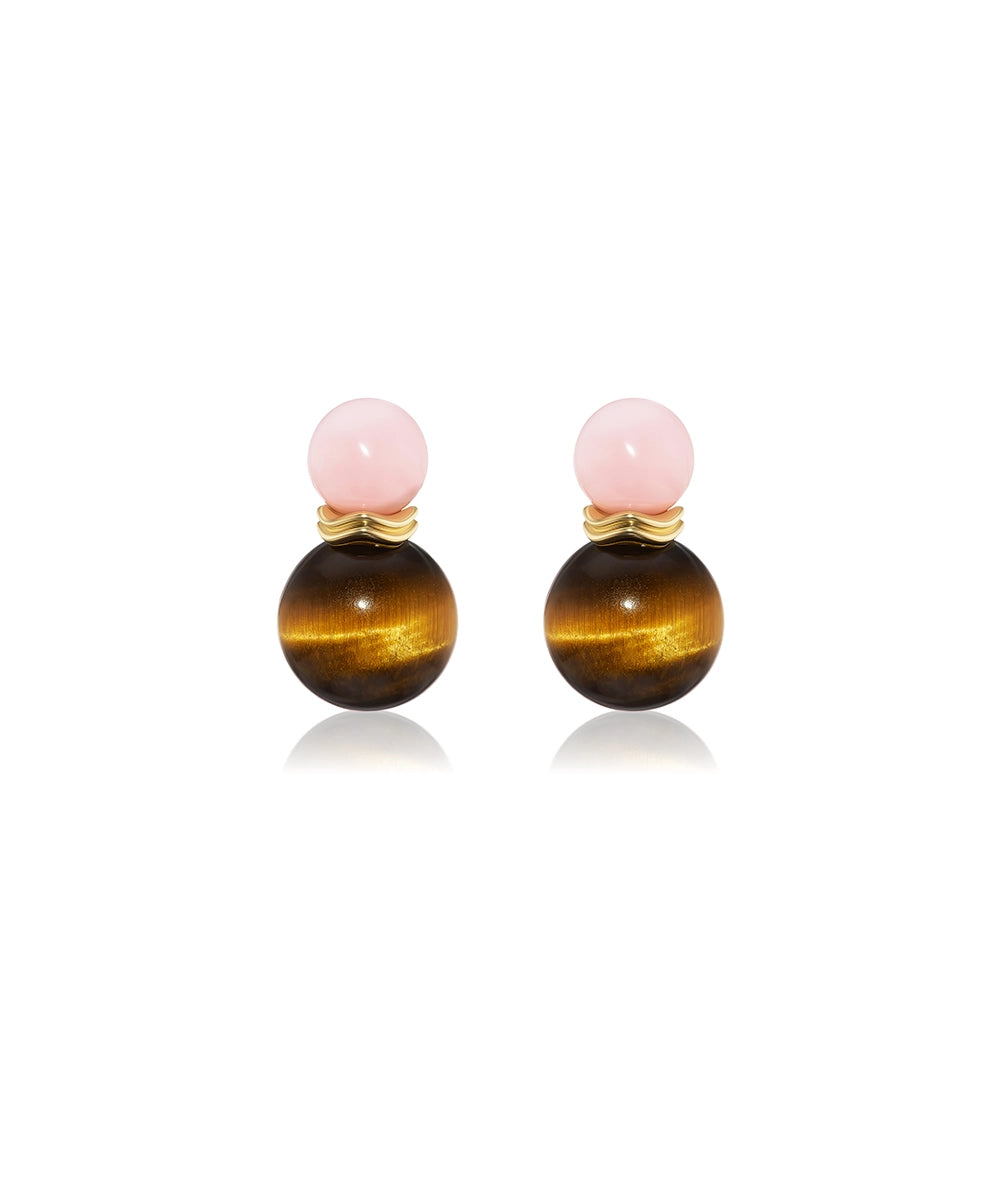 Ric Rac Bead Earrings