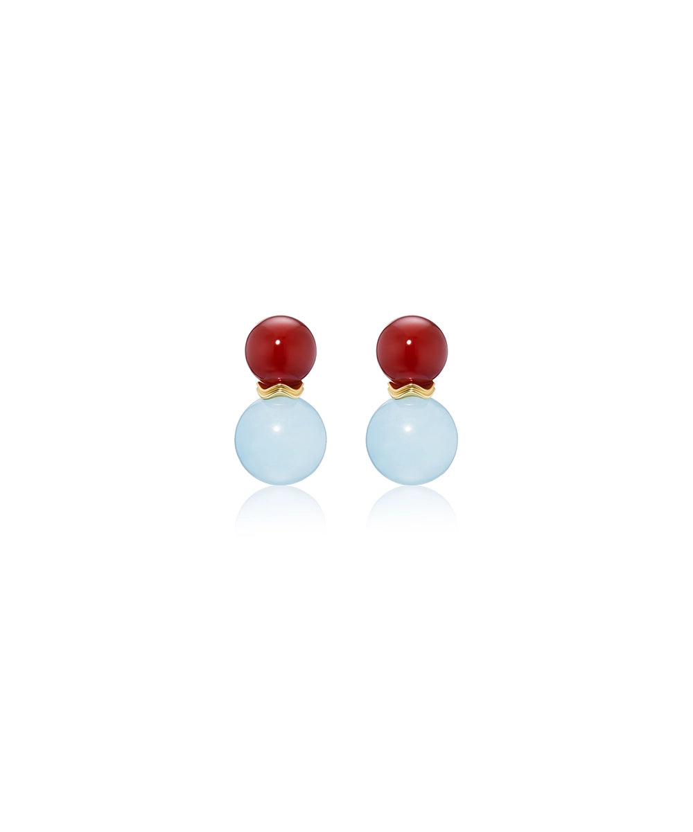Ric Rac Bead Earrings