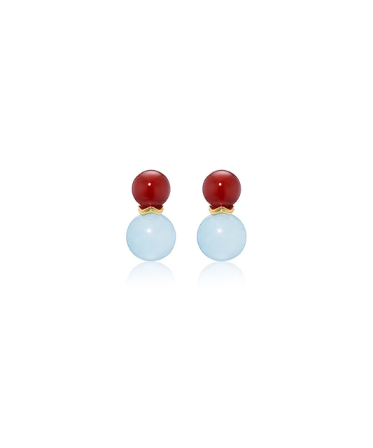 Ric Rac Bead Earrings