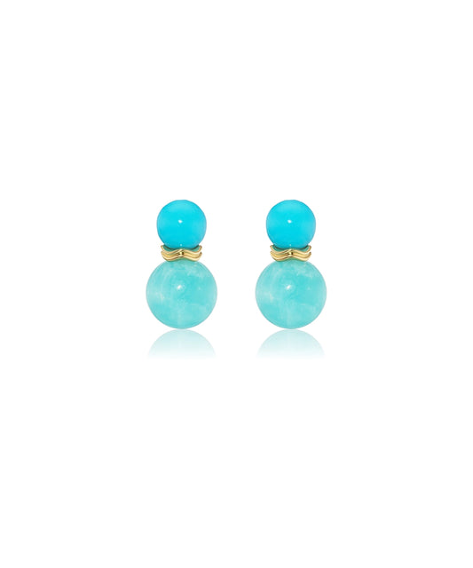 Ric Rac Bead Earrings