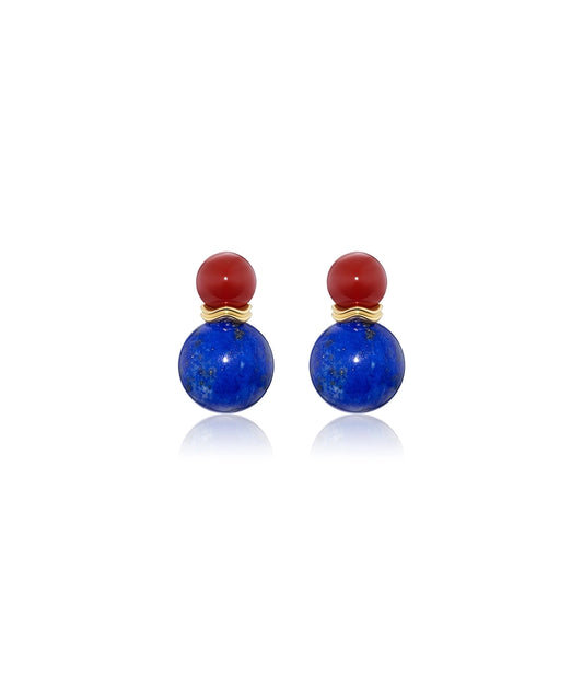 Ric Rac Bead Earrings