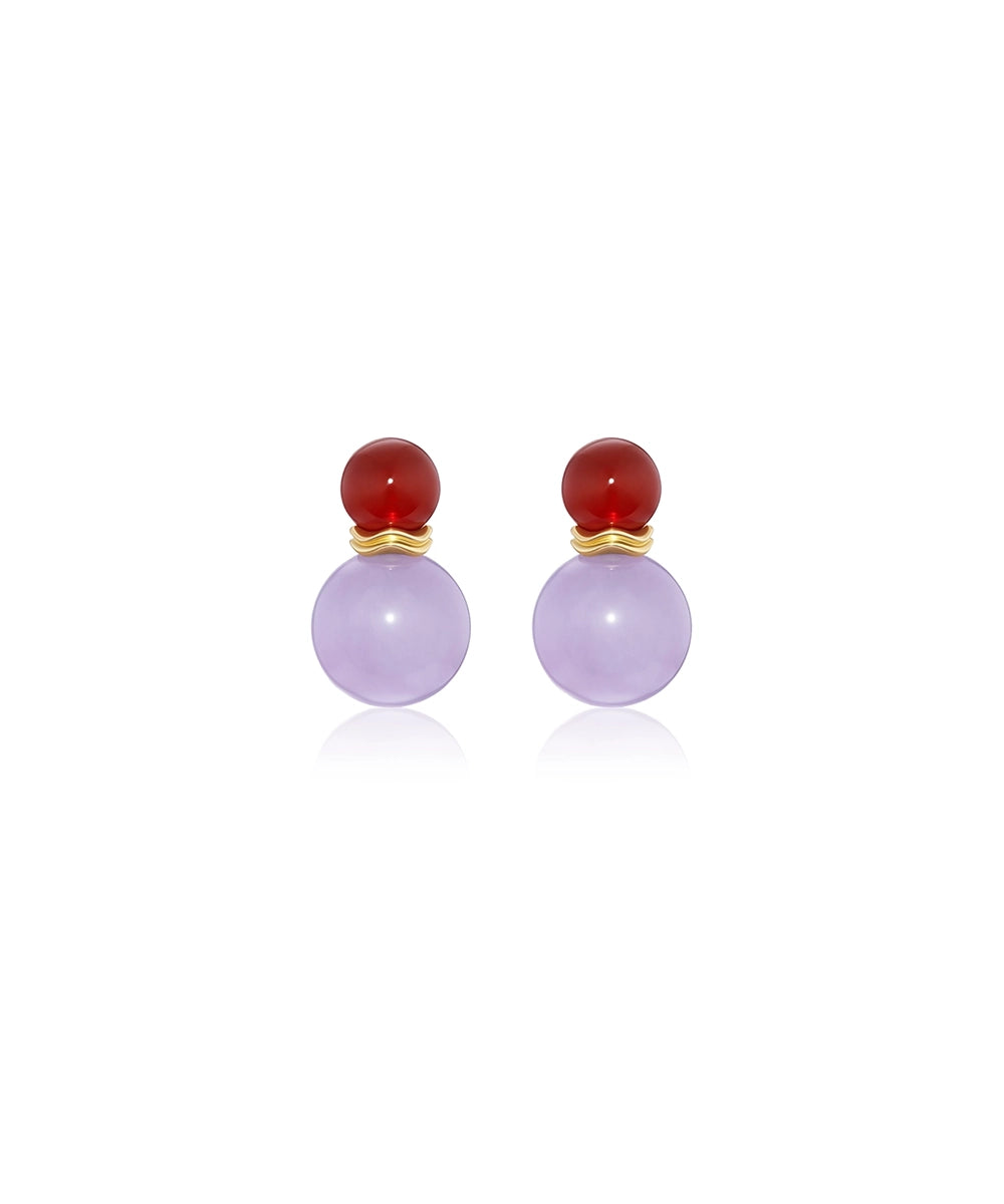 Ric Rac Bead Earrings
