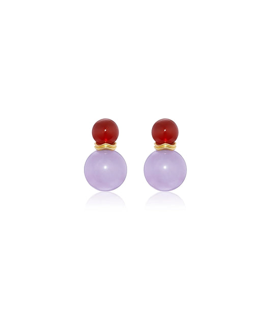Ric Rac Bead Earrings