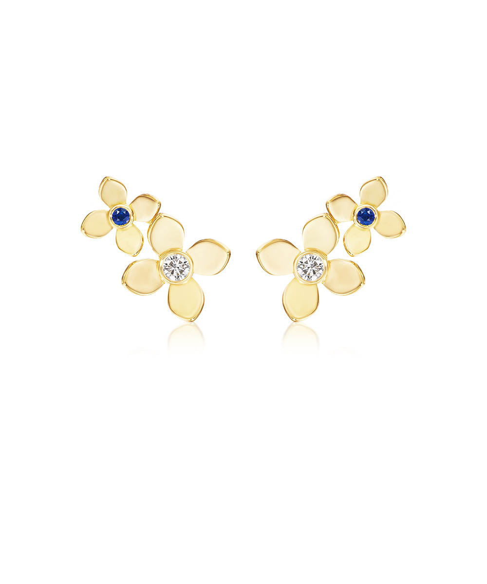 Double Fleur Earrings