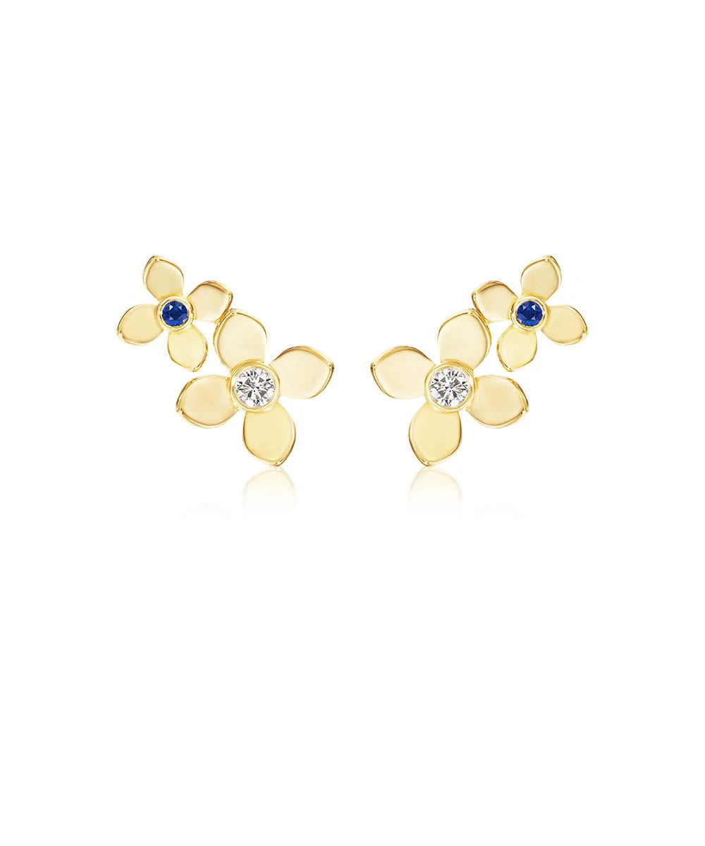 Double Fleur Earrings
