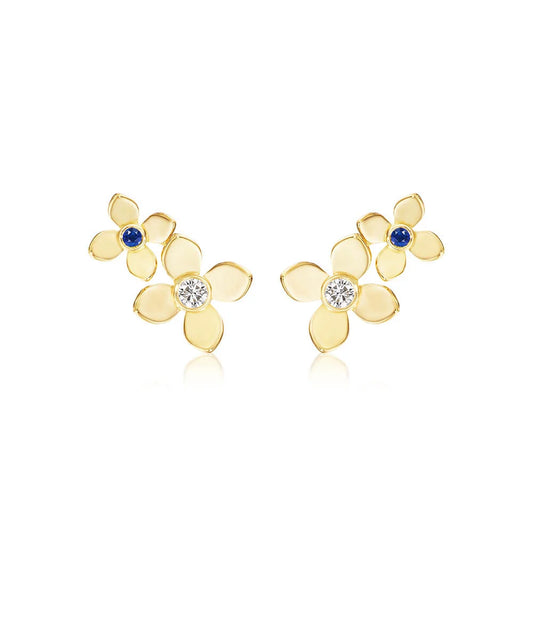 Double Fleur Earrings