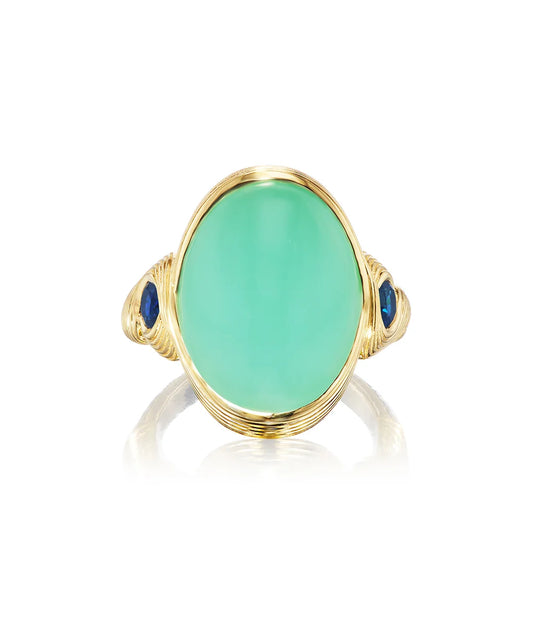 Chrysoprase Ribbon Ring