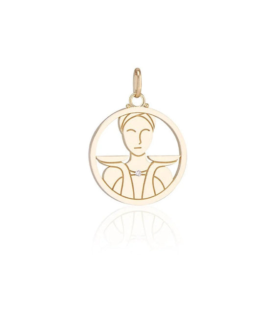 Libra Pendant, Diamond