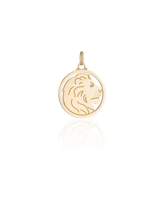 Leo Pendant, Diamond