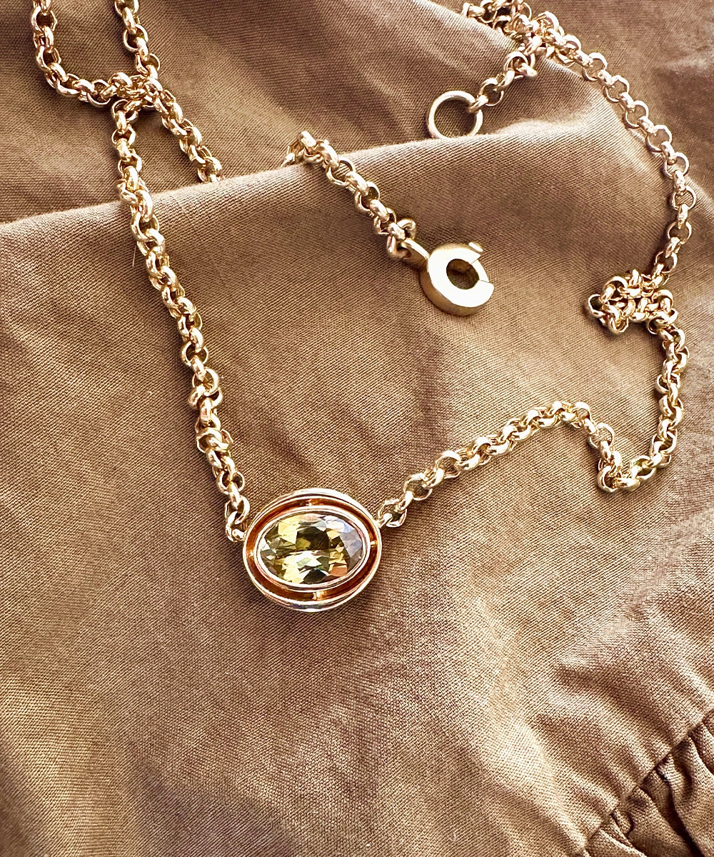 Eclipse Necklace, Tanzanite