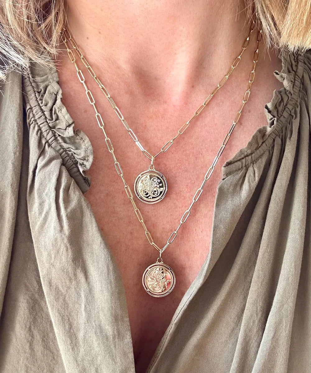 Annabelle Pendant on 18" Mini Natalie Necklace