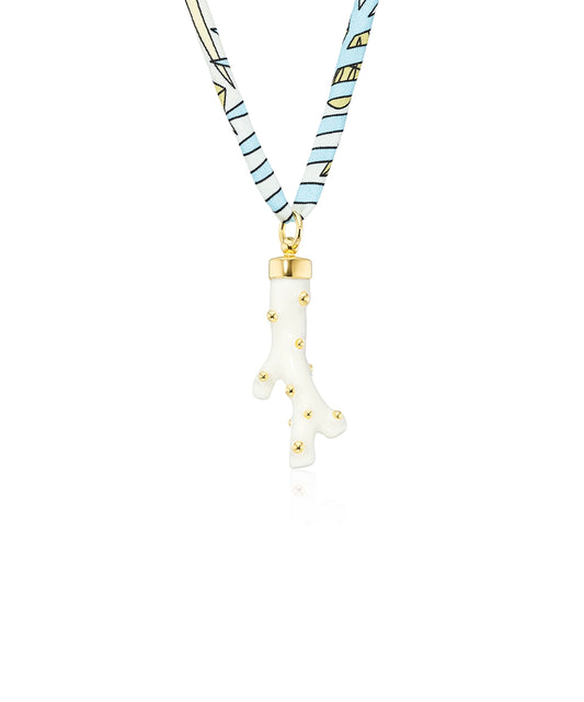 Coral Pendant, Ivory