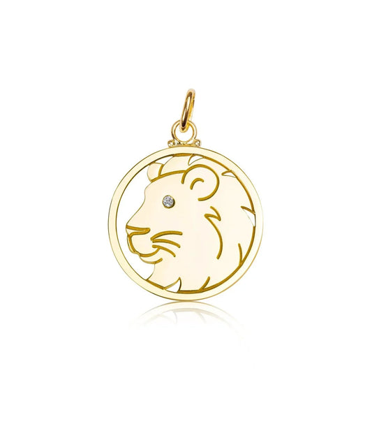 Lion Pendant, Diamond