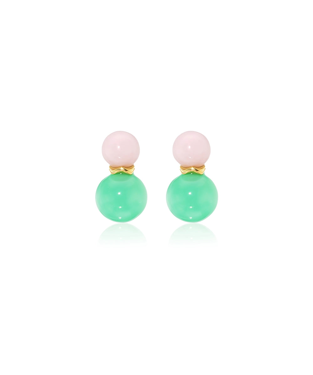 Ric Rac Bead Earrings
