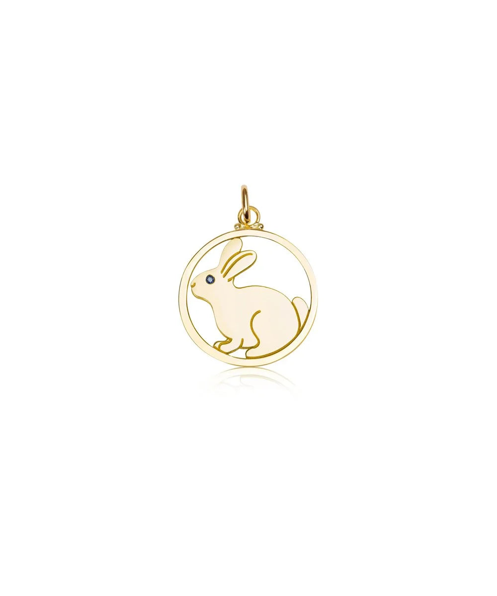 Bunny Pendant, Diamond
