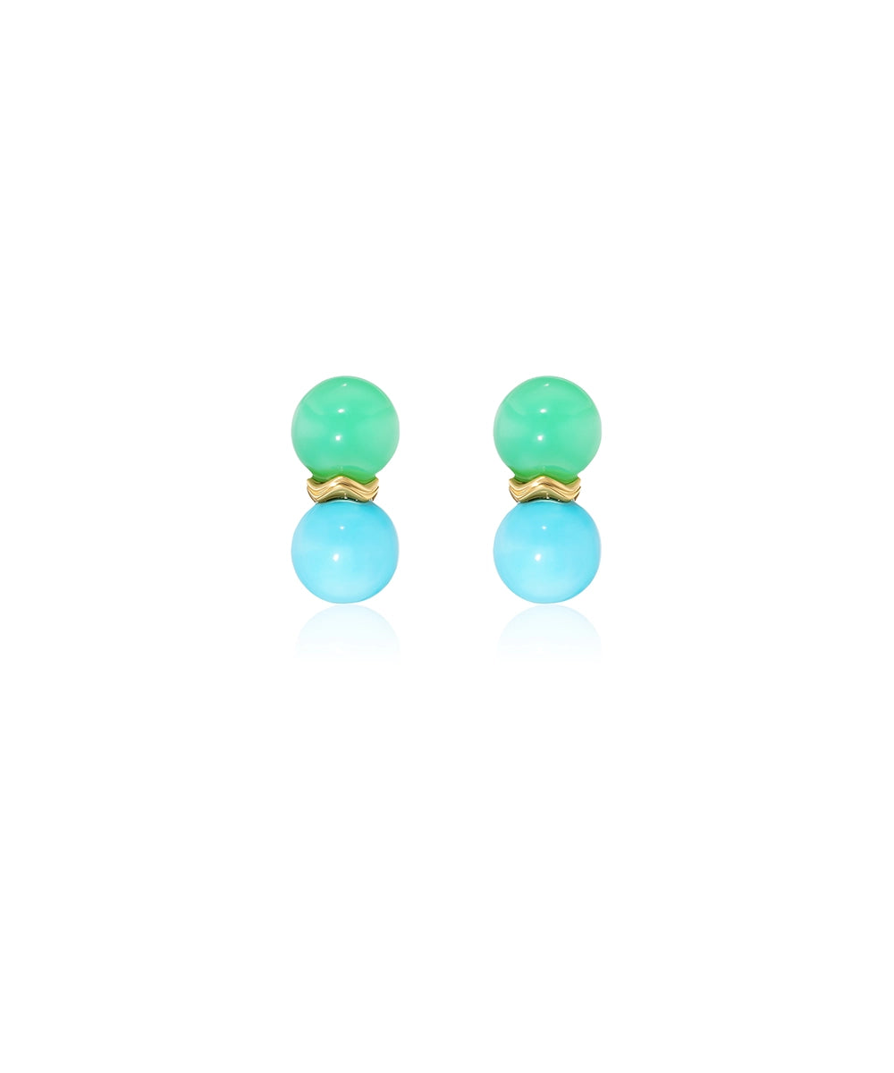 Ric Rac Bead Earrings