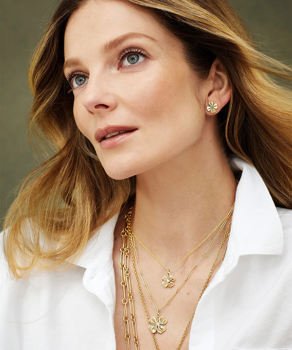 Four Leaf Clover Earrings