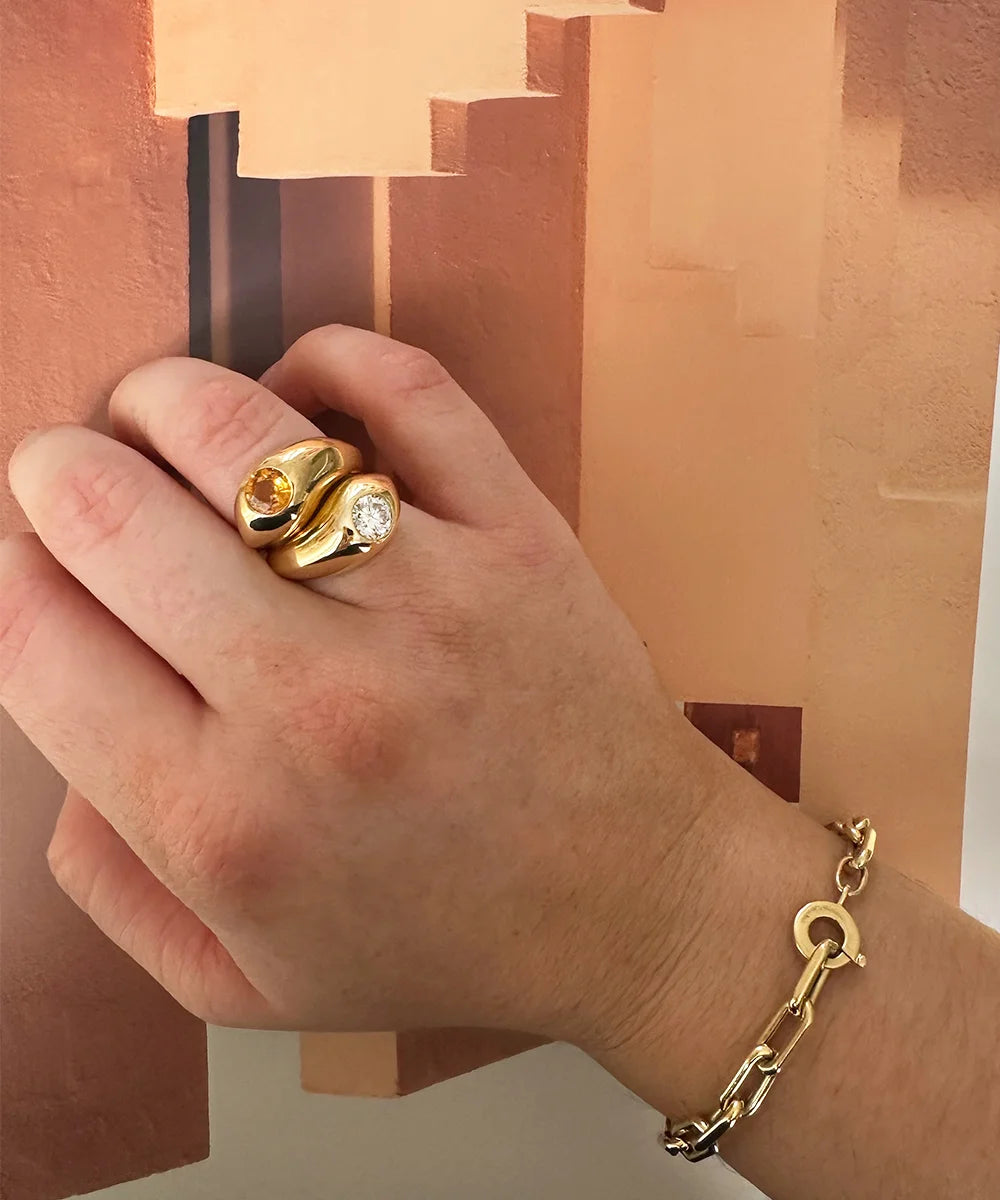 Drip Drop Ring, Diamond