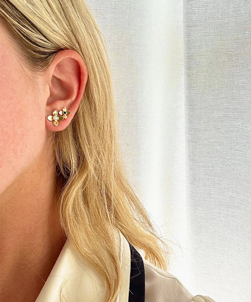 Double Fleur Earrings