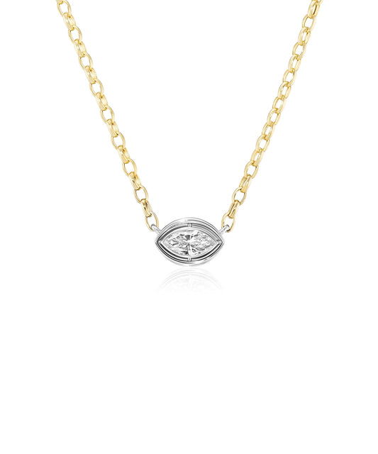 Mini Eclipse Necklace, Diamond