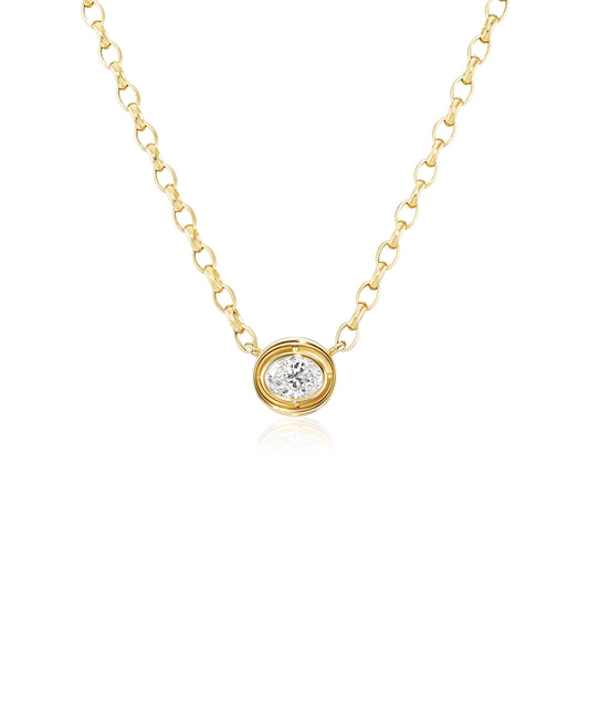 Mini Eclipse Necklace, Diamond