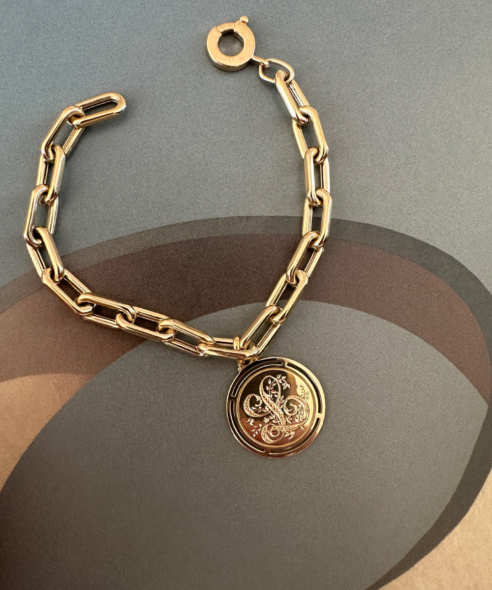 Medium Annabelle Pendant on Eloise Bracelet