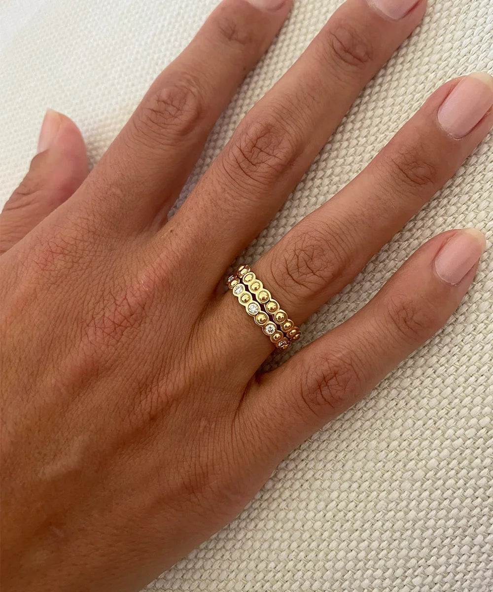 Mini Diamond Dot Ring