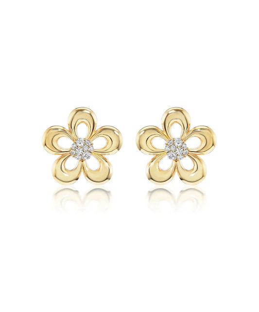 Eyelet Flower Earrings