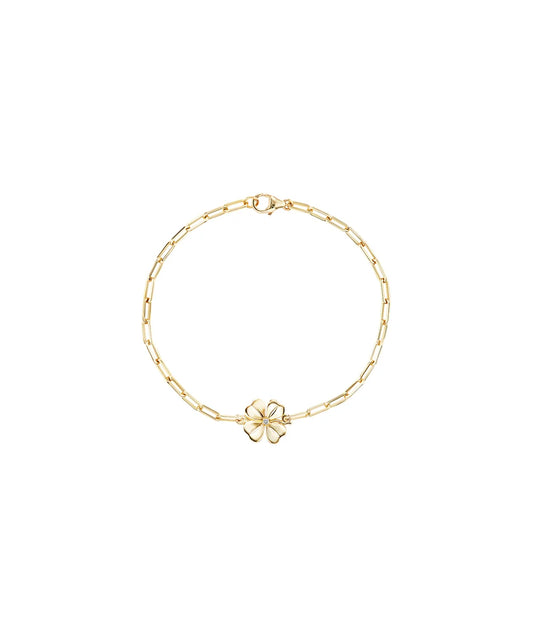 Delicate Four Leaf Clover Bracelet